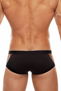Tribe Black/Orange 08 Highland-Fling Swim Boy-Brief thumbnail 3