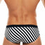 Tribe Black/White Saint Tropez Low-Rise Swim Brief