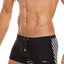Tribe Black/White Saint Tropez Swim Trunk