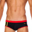 Tribe Black & Red Indian Swim Boy Brief