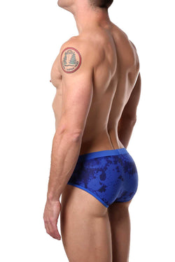 Tribe Cobalt-Blue Bora Bora Low-Rise Swim Brief thumbnail 2