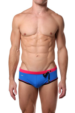 Tribe Cobalt-Blue/Pink Oceanic Swim Boy-Brief thumbnail 1