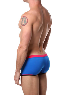 Tribe Cobalt-Blue/Pink Oceanic Swim Trunk thumbnail 2