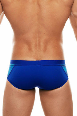 Tribe Electric-Blue/Cobalt Highland-Fling Swim Boy-Brief thumbnail 3