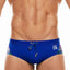 Tribe Electric-Blue/White 08 Highland-Fling Swim Boy-Brief