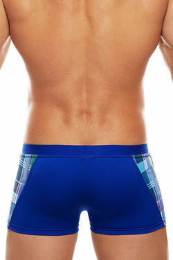 Tribe Electric-Blue/White 08 Highland-Fling Swim Trunk thumbnail 3