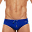Tribe Electric-Blue/White Highland-Fling Low-Rise Swim Brief