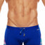 Tribe Electric-Blue/White Highland-Fling Swim Trunk