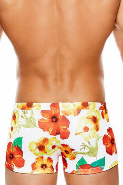 Tribe Full-Hibiscus Printed Maui Swim Trunk thumbnail 3