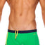 Tribe Green & Navy Indian Swim Trunk