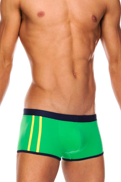 Tribe Green & Navy Indian Swim Trunk thumbnail 2