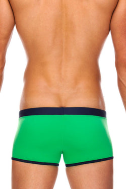 Tribe Green & Navy Indian Swim Trunk thumbnail 3