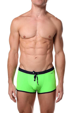 Tribe Lime/Navy Atlantic Swim Trunk thumbnail 1