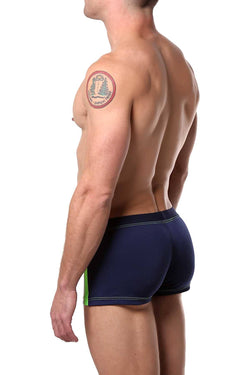 Tribe Lime/Navy/White Capri Swim Trunk thumbnail 2