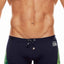 Tribe Navy/Green 08 Highland-Fling Swim Trunk
