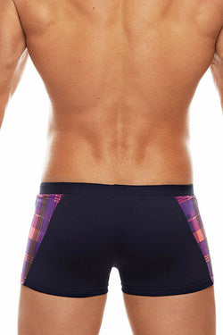 Tribe Navy/Pink 08 Highland-Fling Swim Trunk thumbnail 3