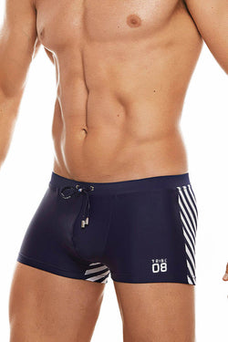 Tribe Navy/White 08 Saint Tropez Swim Trunk thumbnail 1