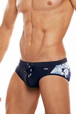 Tribe Navy/White Bora Bora Low-Rise Swim Brief thumbnail 1