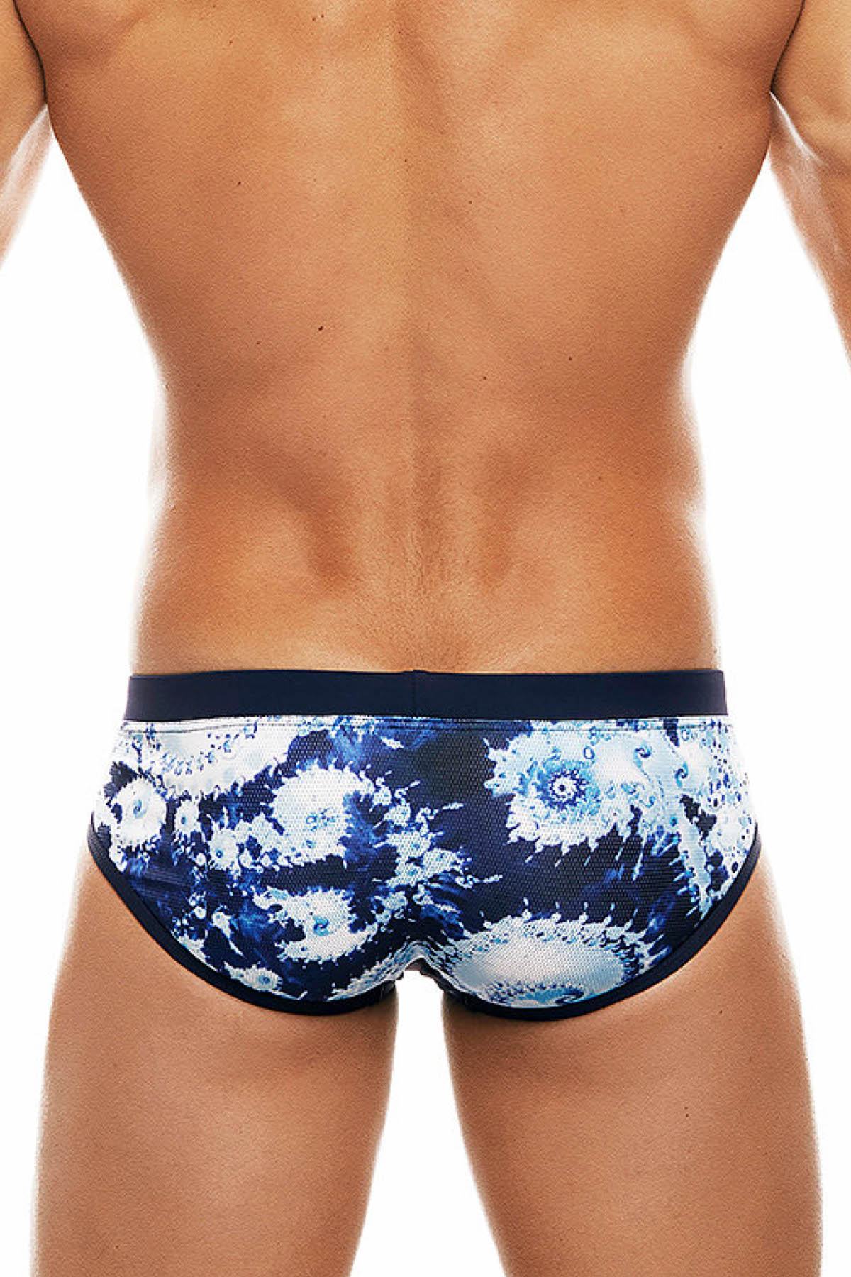 Tribe Navy/White Bora Bora Low-Rise Swim Brief