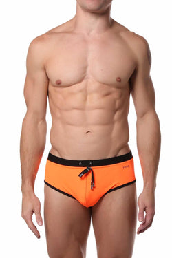 Tribe Orange/Black Atlantic Swim Boy-Brief thumbnail 1