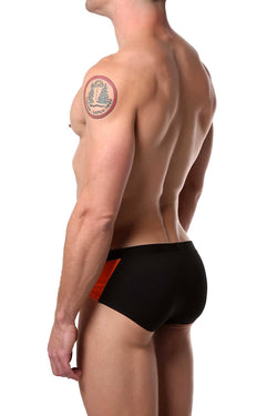 Tribe Orange/Black Caribbean Low-Rise Brief thumbnail 2
