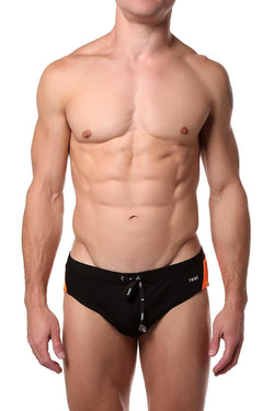 Tribe Orange/Black Caribbean Low-Rise Brief thumbnail 1