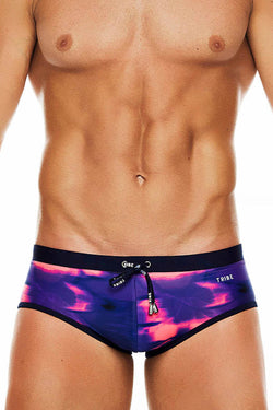 Tribe Pink/Navy Miami Swim Boy-Brief thumbnail 2