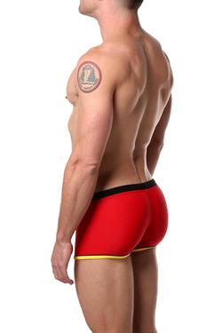 Tribe Red/Black Oceanic Swim Trunk thumbnail 2