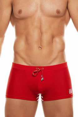 Tribe Red/White 08 Saint Tropez Swim Trunk thumbnail 2