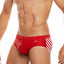 Tribe Red/White Saint Tropez Low-Rise Swim Brief