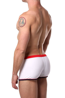 Tribe White/Red Oceanic Swim Trunk thumbnail 2