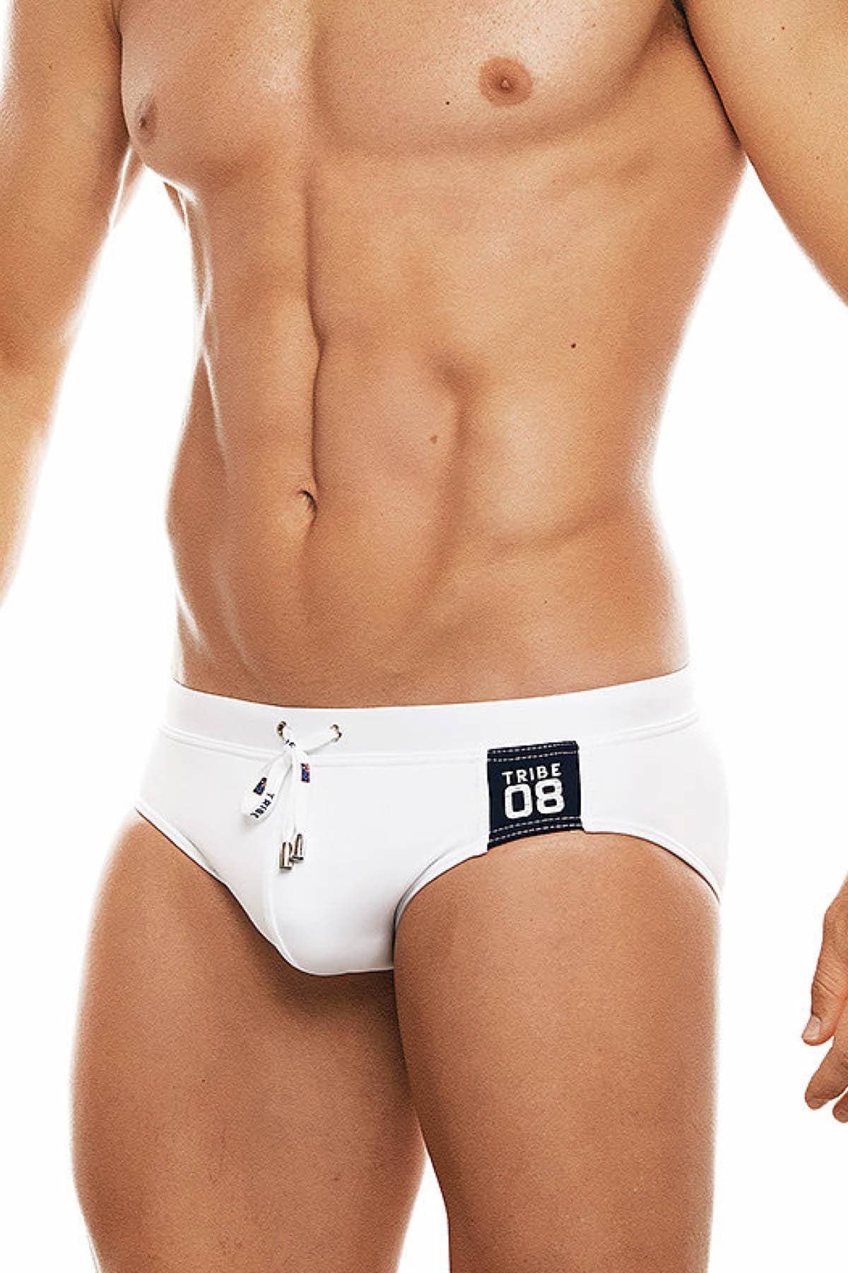 Tribe White Sorrento Low-Rise Brief