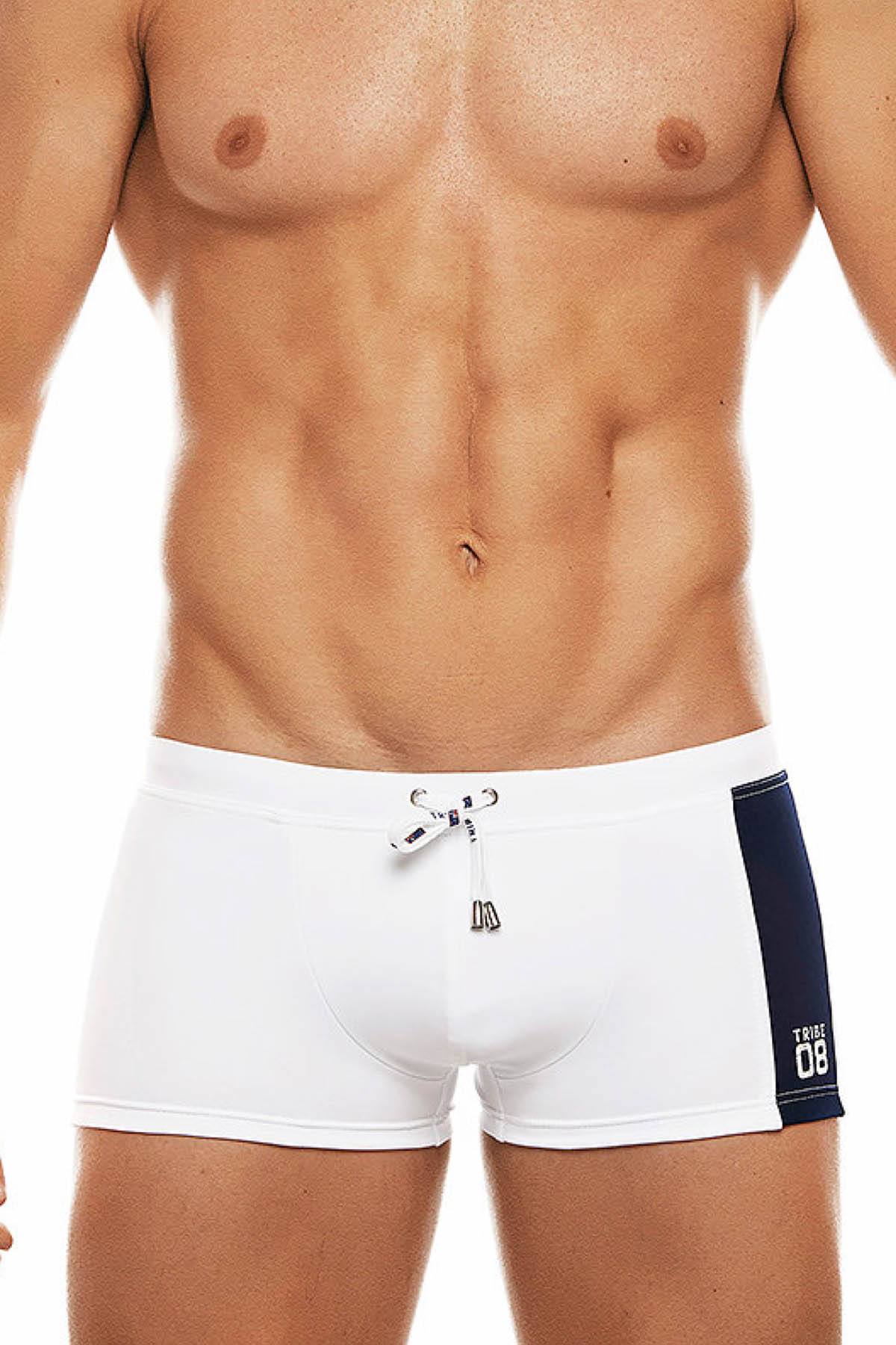 Tribe White Sorrento Swim Trunk