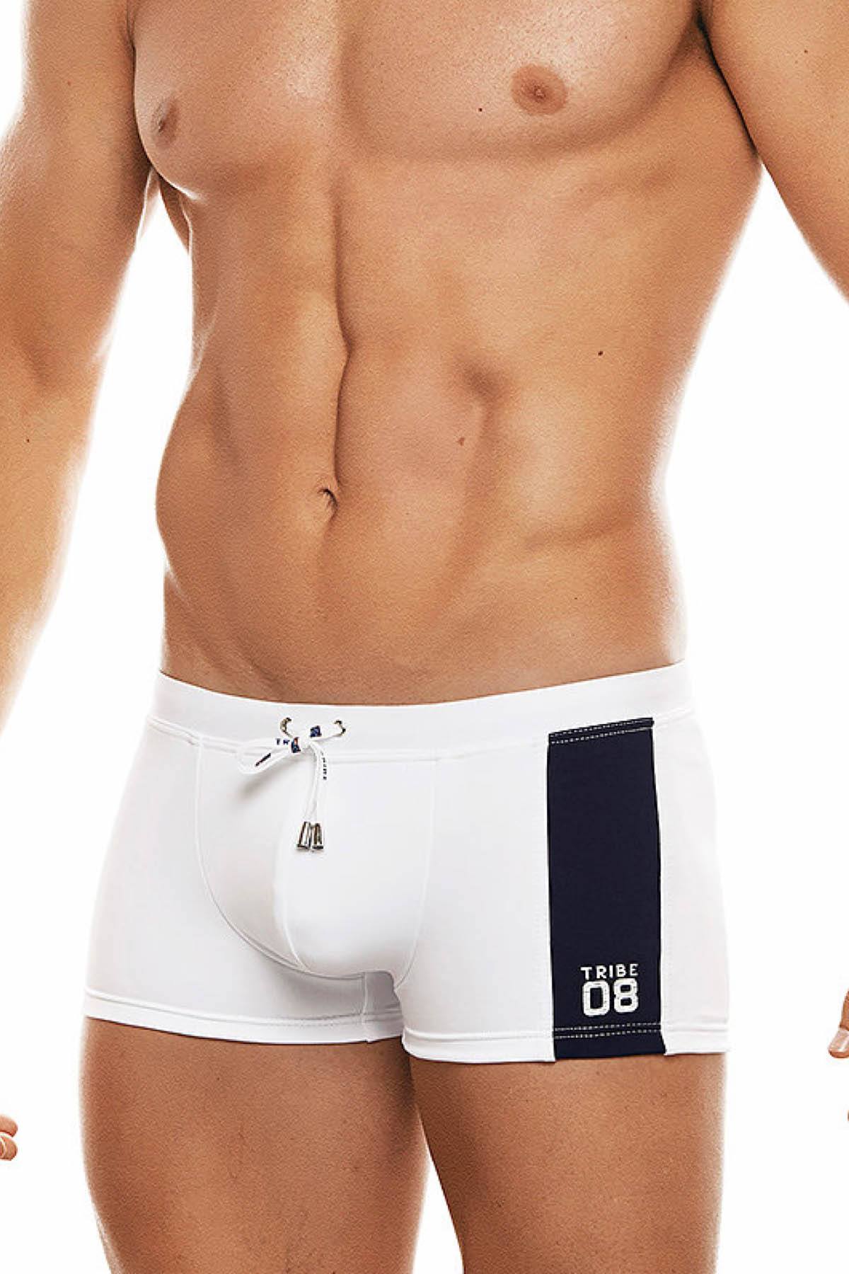 Tribe White Sorrento Swim Trunk