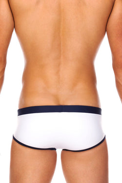 Tribe White & Navy Indian Swim Boy Brief thumbnail 3