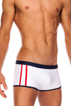 Tribe White & Navy Indian Swim Trunk thumbnail 2