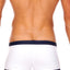 Tribe White & Navy Indian Swim Trunk