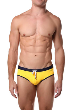 Tribe Yellow/Navy Atlantic Swim Boy-Brief thumbnail 1