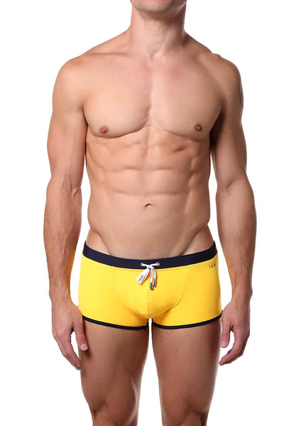 Tribe Yellow/Navy Atlantic Swim Trunk