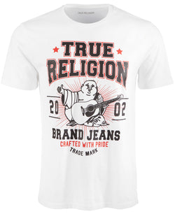 True Religion Buddha Graphic T-shirt White thumbnail 1