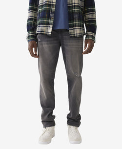 True Religion Geno Slim Fit Jean Dark Asphalt Destroy thumbnail 1