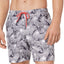 Trunks Surf & Swim Co. Charcoal/White Sano Zebra 6.5" Swim Trunk