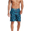 Trunks Surf & Swim Co. Marine/Sea-Green Palmetto 8.5" Swim Trunk
