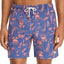 Trunks Surf & Swim Co. Premium Washed Tropical Print Swim Trunk in Twilight