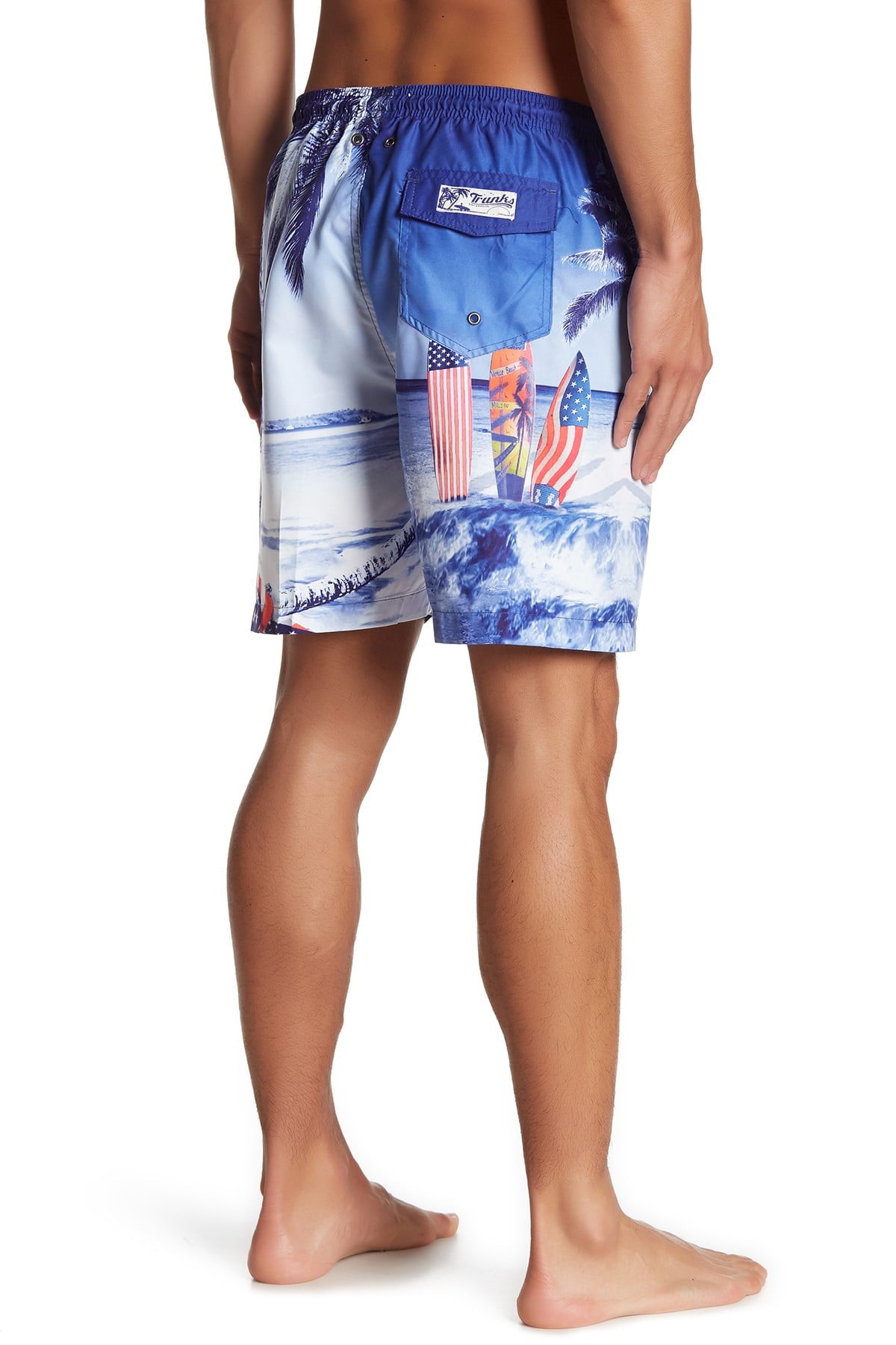 Trunks Surf and Swim CO. Printed Tropical Swim Shorts CheapUndies