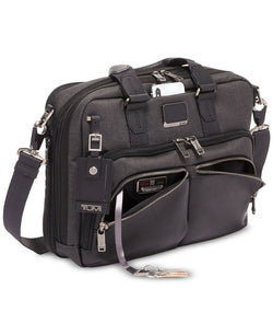 Tumi Albany Slim Commuter Briefcase Dark Gray thumbnail 3