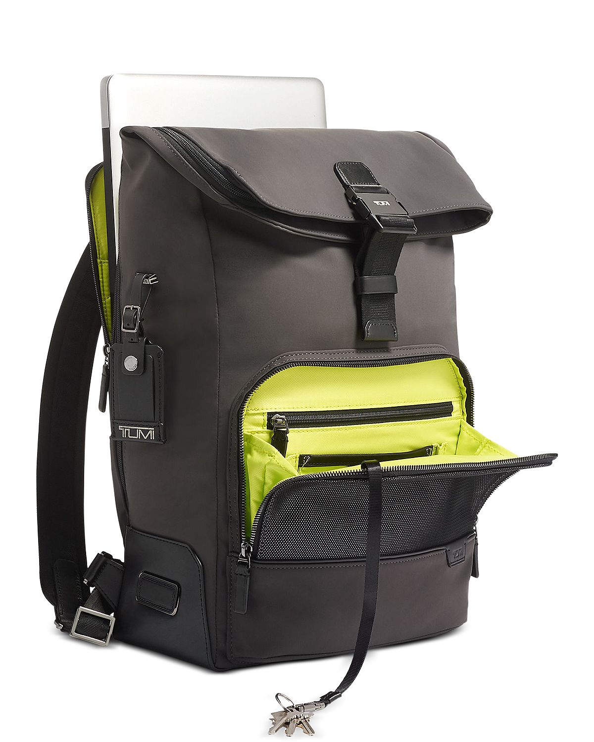 Tumi Harrison Osborn Roll Top Backpack Reflective Iron