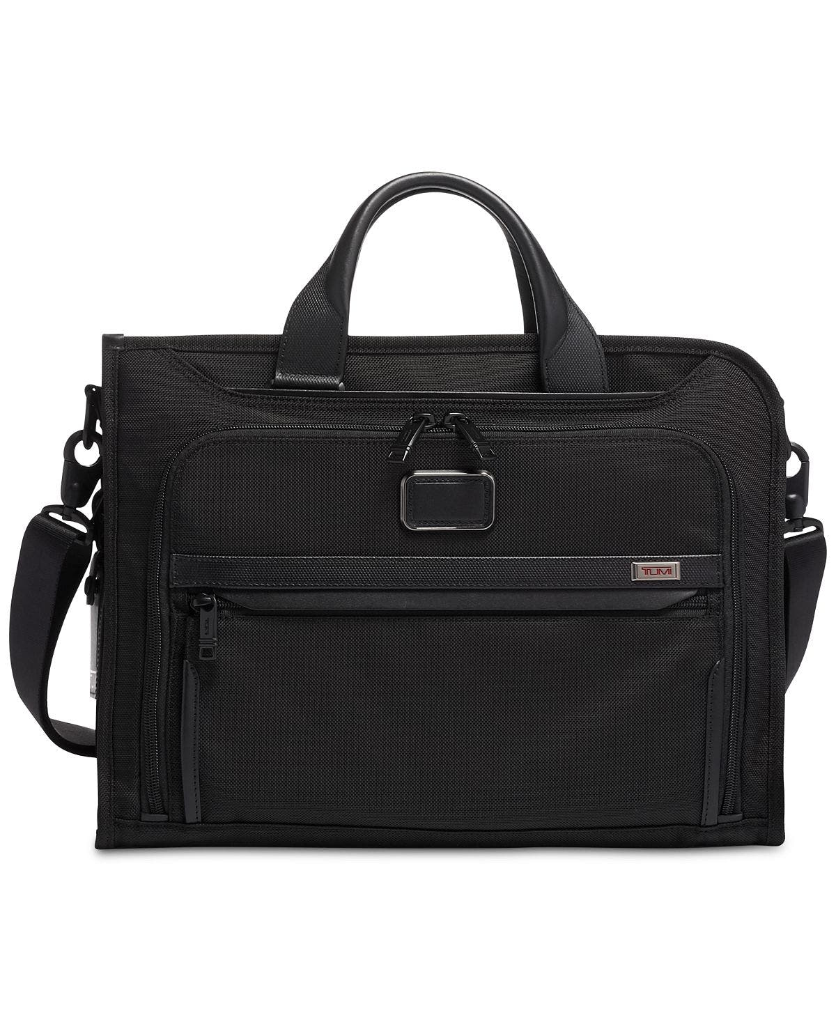 Tumi Slim Deluxe Portfolio Black