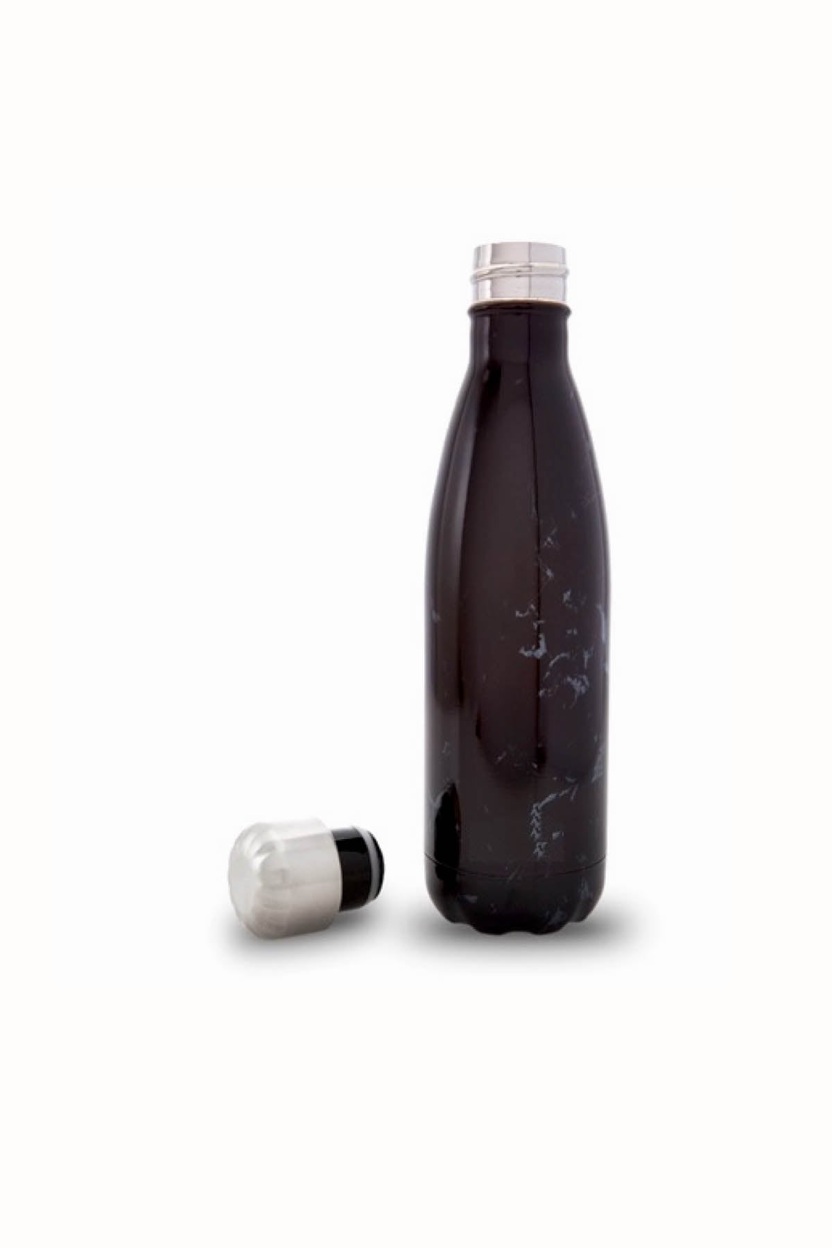 TwelveNYC Black Marble Double Wall Stainless Steel Water Bottle