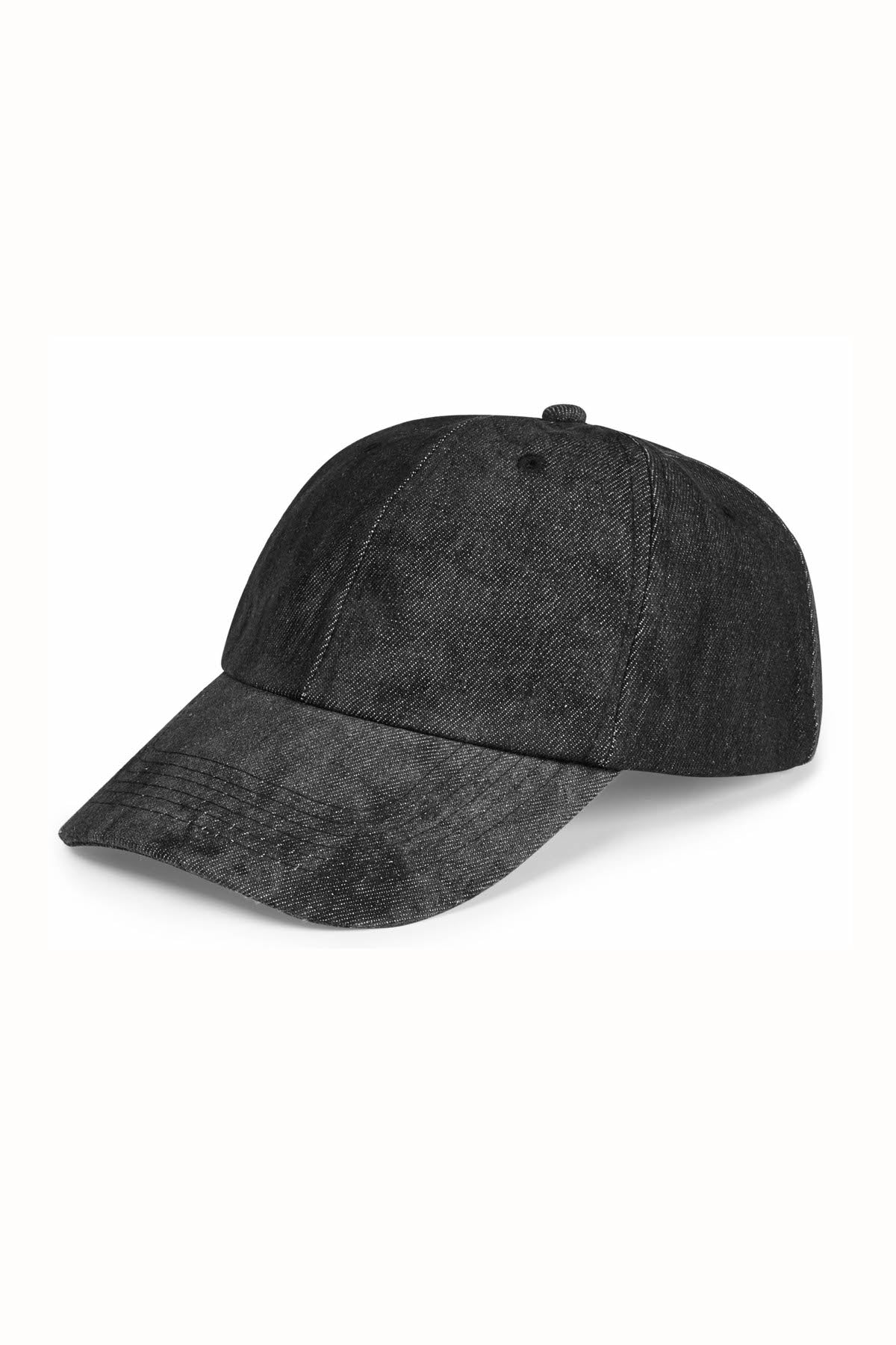 TwelveNYC Dark-Grey Denim Baseball Cap
